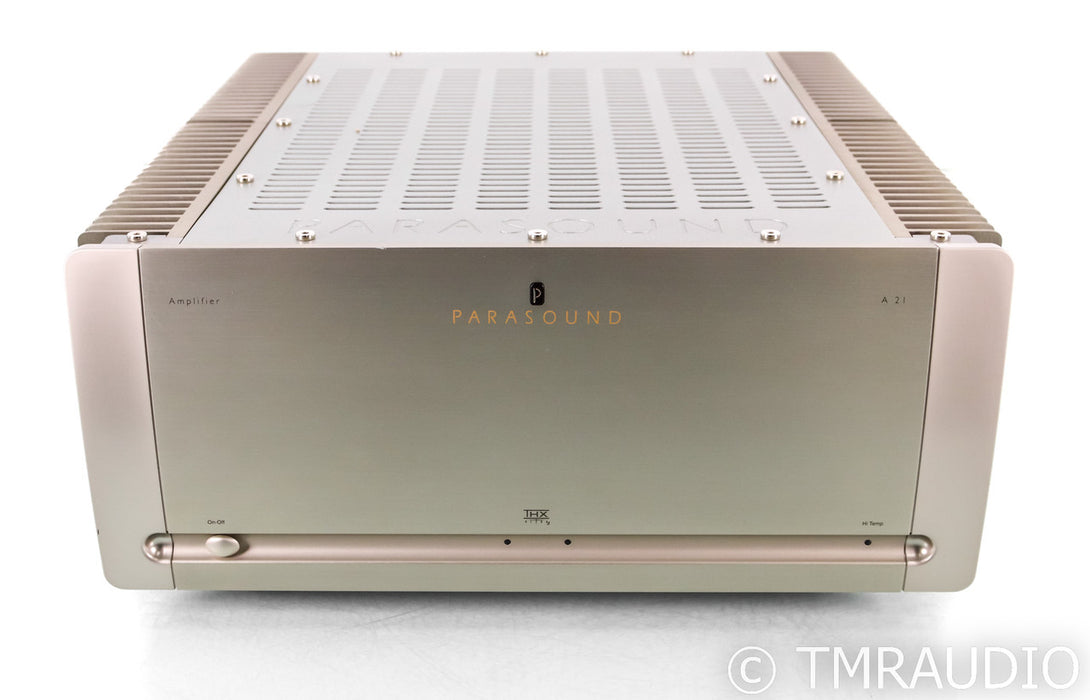 Parasound A21 Stereo Power Amplifier; Silver