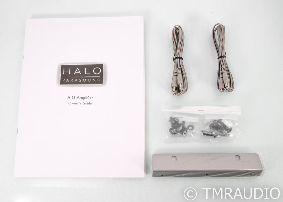 Parasound Halo A21 Stereo Power Amplifier; A-21; Silver