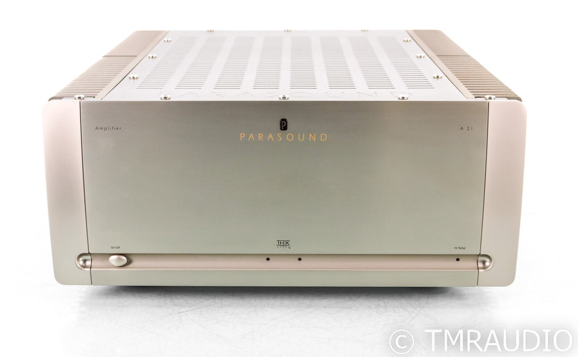 Parasound Halo A21 Stereo Power Amplifier; A-21; Silver