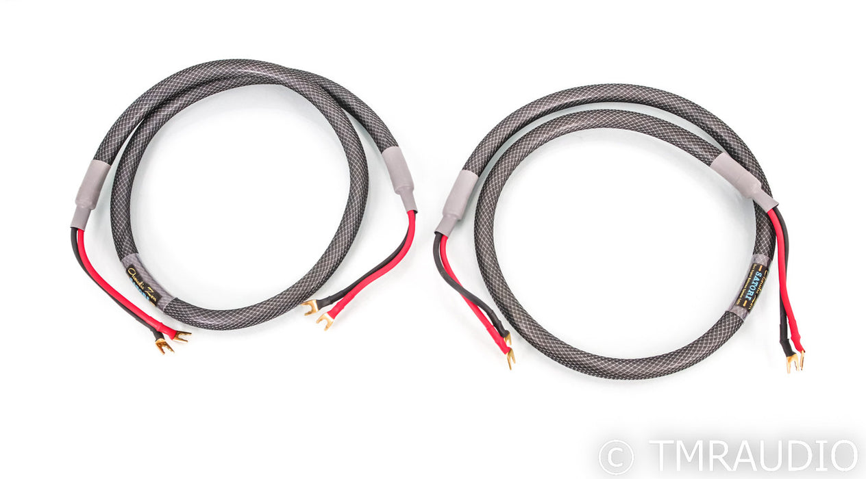 Acoustic Zen Satori Speaker Cables; 6ft Pair