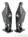 Lawrence Audio Violin SE Bookshelf Speakers; Black Pair w/ Stands