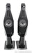 Lawrence Audio Violin SE Bookshelf Speakers; Black Pair w/ Stands