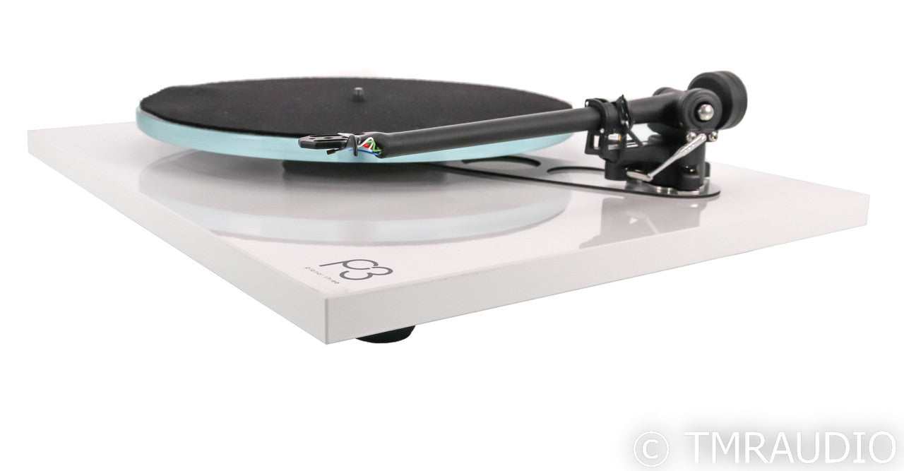 Rega Planar 3 Belt Drive Turntable; P3; White (No Cartridge)