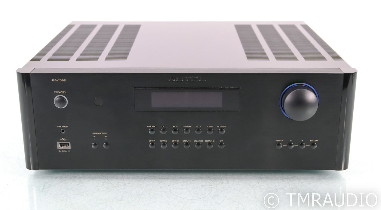 Rotel RA-1592 Two Channel Integrated Amplifier; RA1592; Remote; Bluetooth