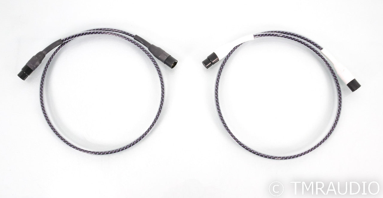 Analysis Plus Solo Crystal Oval XLR Cables; 1m Pair Balanced Interconnects