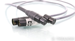 Analysis Plus Solo Crystal Oval XLR Cables; 1m Pair Balanced Interconnects