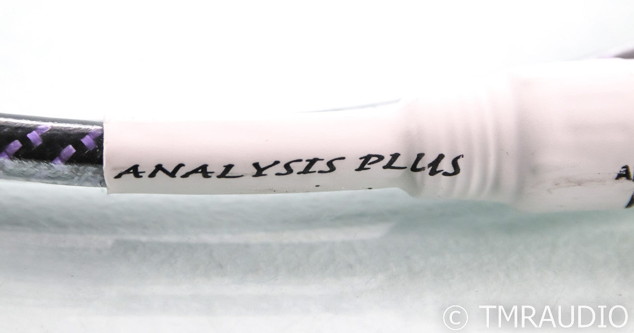 Analysis Plus Solo Crystal Oval XLR Cables; 1m Pair Balanced Interconnects