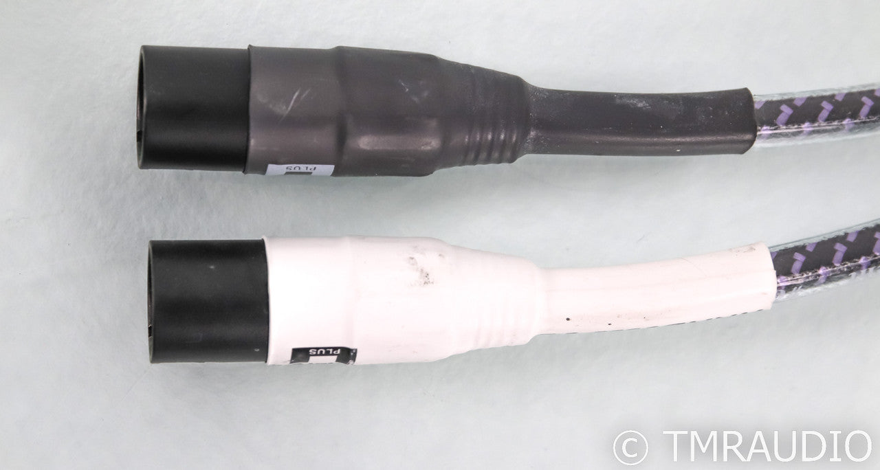 Analysis Plus Solo Crystal Oval XLR Cables; 1m Pair Balanced Interconnects
