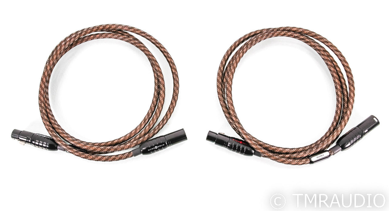 Wireworld Eclipse 8 XLR Cables; 2m Pair Balanced Interconnects