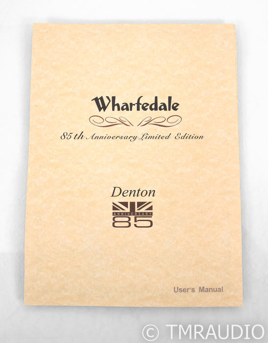 Wharfedale Denton 85th Anniversary Edition Bookshelf Speakers; Walnut Pair