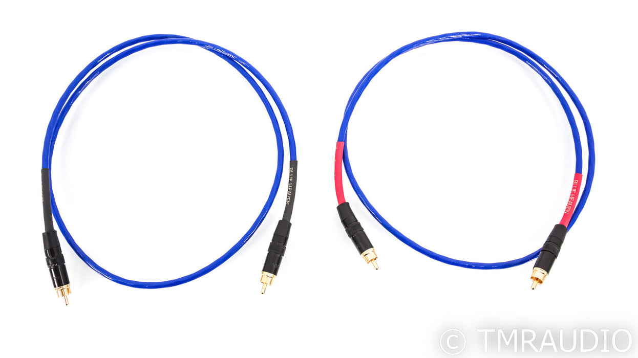 Nordsot Blue Heaven RCA Cables; 1m Pair Interconnects