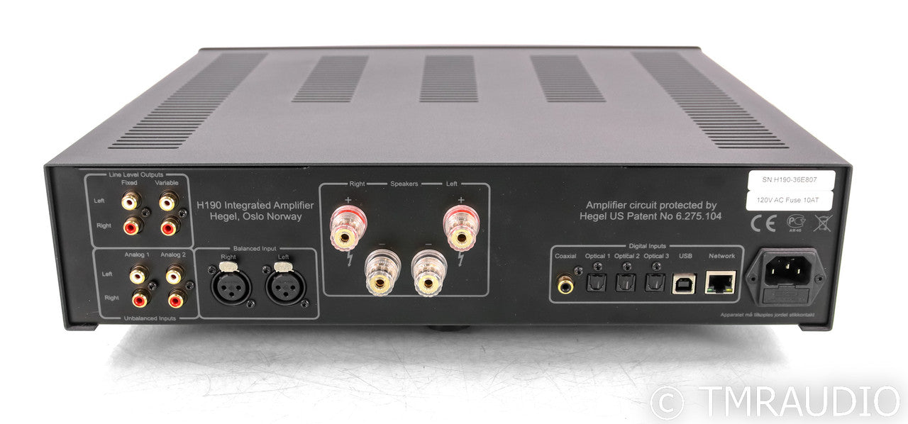 Hegel H190 Stereo Intergrated Amplifier; Remote; Wireless