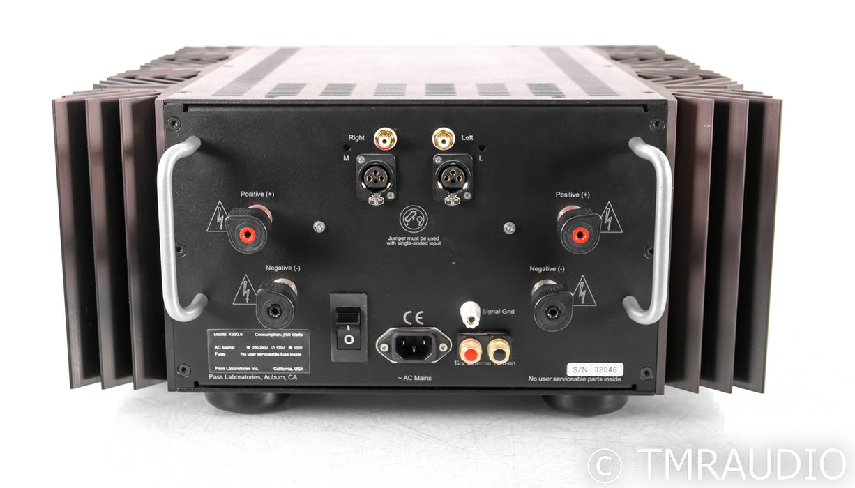 Pass Labs X250.8 Stereo Power Amplifier; X-250.8