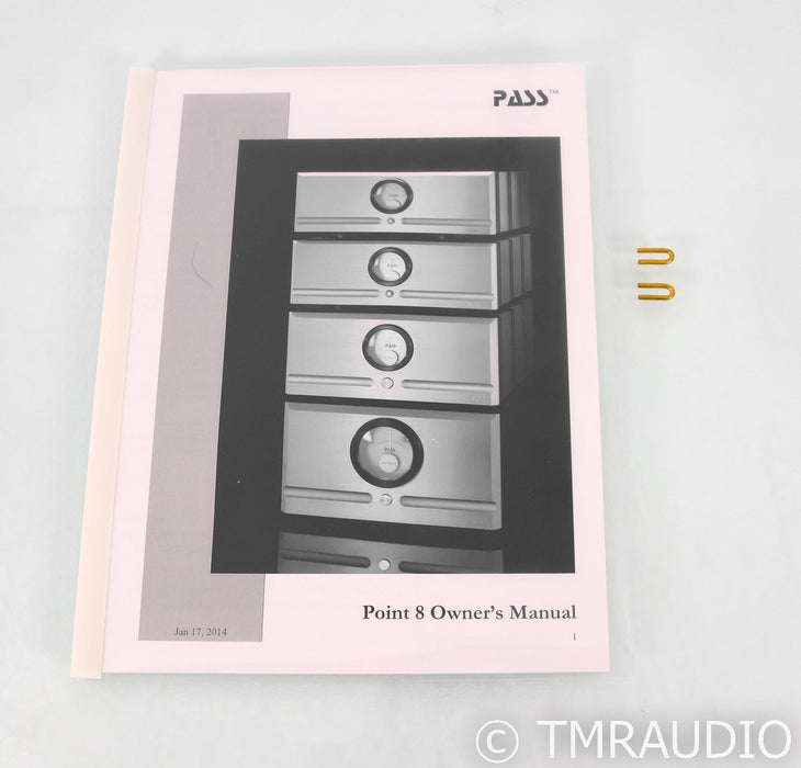 Pass Labs X250.8 Stereo Power Amplifier; X-250.8