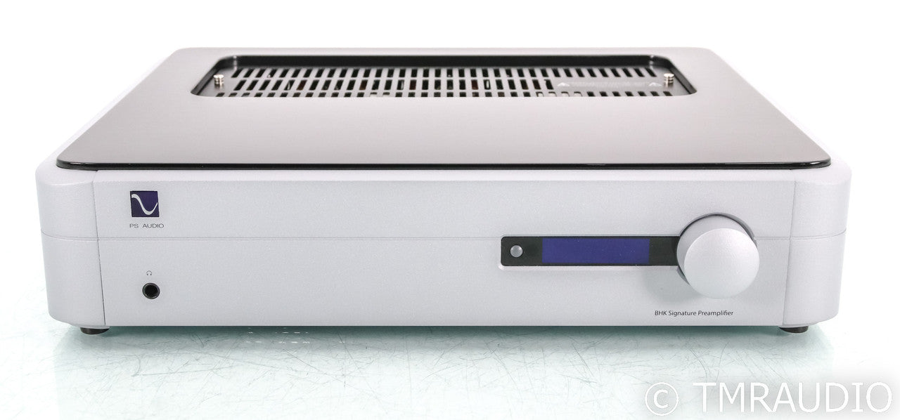 PS Audio BHK Signature Stereo Tube Preamplifier; Remote; Silver (Used)