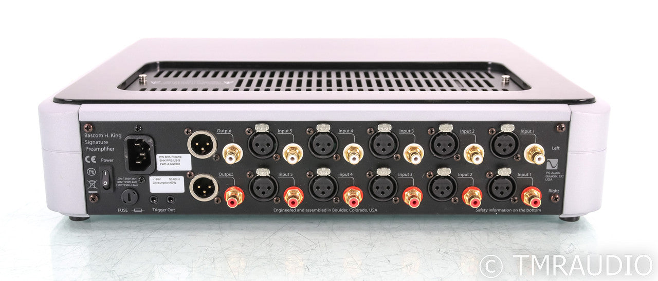 PS Audio BHK Signature Stereo Tube Preamplifier; Remote; Silver (Used)