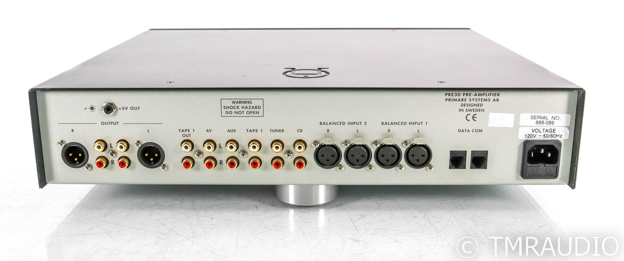 Primare PRE30 Stereo Preamplifier; Remote; Black