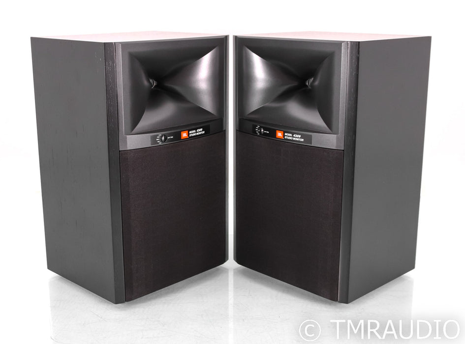 JBL Model 4309 Bookshelf Speakers; Black Pair