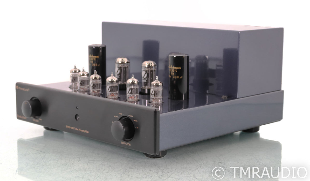 PrimaLuna EVO 400 Stereo Tube Preamplifier; Remote; Black
