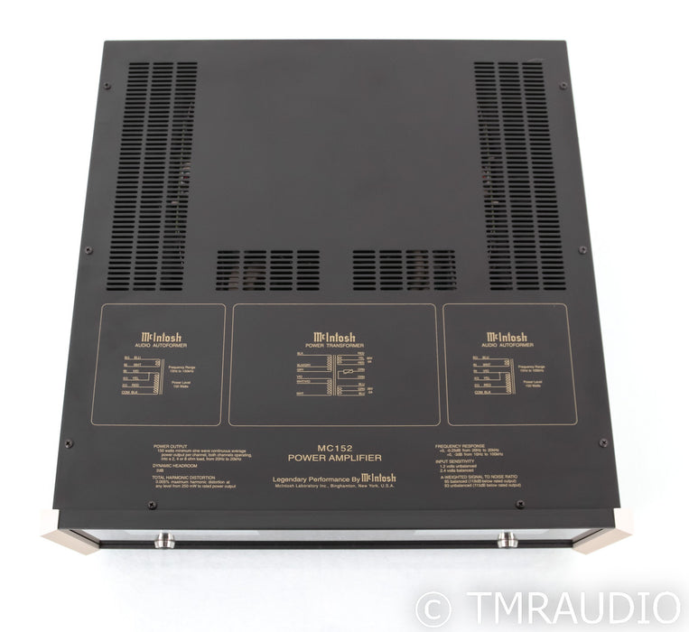 McIntosh MC152 Stereo Power Amplifier; MC-152