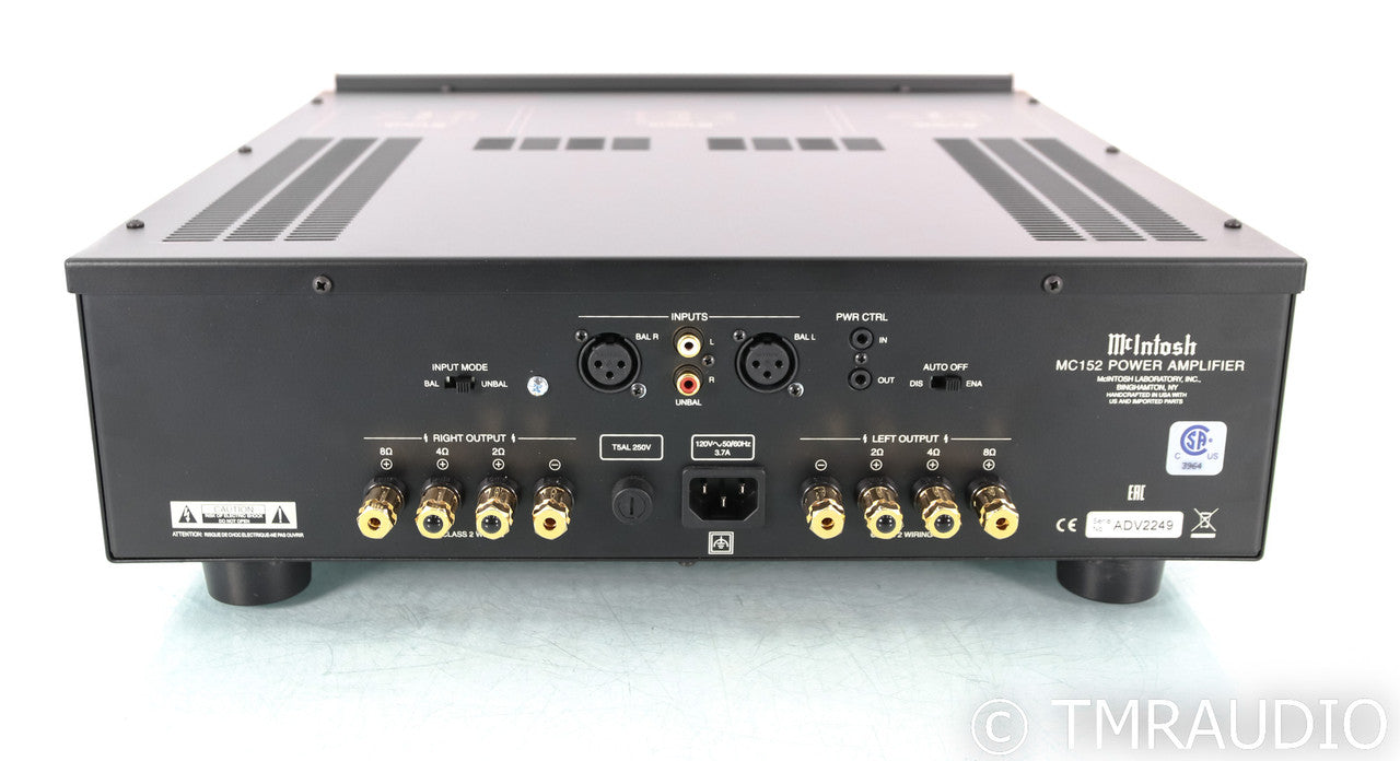 McIntosh MC152 Stereo Power Amplifier; MC-152