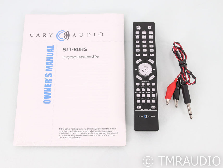 Cary Audio SLI-80HS Stereo Tube Integrated Amplifier; Remote; Heritage Series