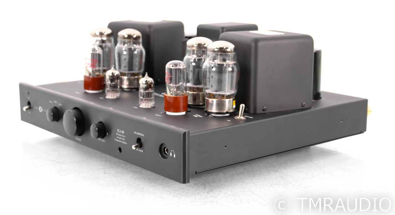 Cary Audio SLI-80HS Stereo Tube Integrated Amplifier; Remote; Heritage Series