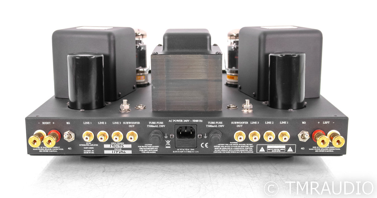 Cary Audio SLI-80HS Stereo Tube Integrated Amplifier; Remote; Heritage Series