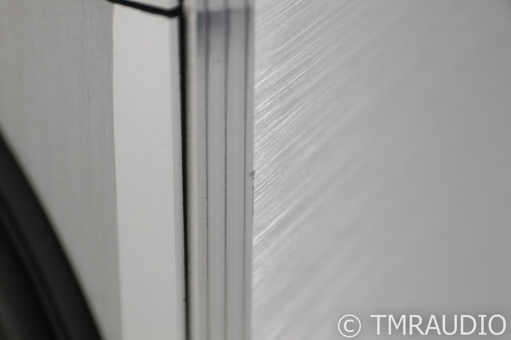 YG Acoustics Carmel Floorstanding Speakers; Brushed Aluminum Pair