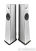 YG Acoustics Carmel Floorstanding Speakers; Brushed Aluminum Pair
