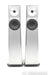 YG Acoustics Carmel Floorstanding Speakers; Brushed Aluminum Pair
