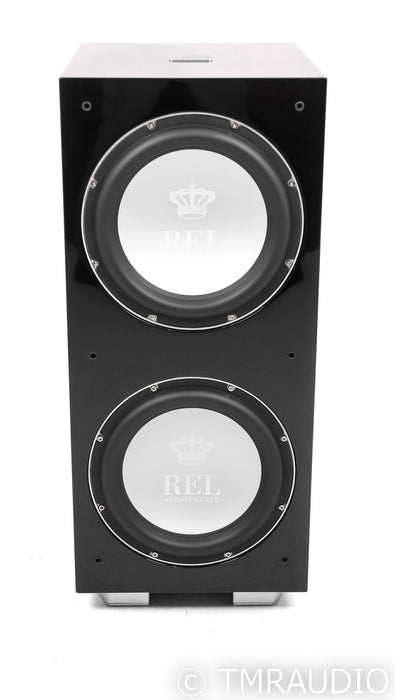 REL 212/SX Dual 12" Powered Subwoofer; 212SX; Piano Black