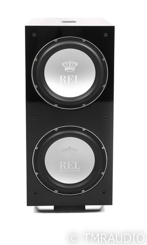 REL 212/SX Dual 12" Powered Subwoofer; 212SX; Piano Black