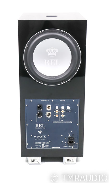 REL 212/SX Dual 12" Powered Subwoofer; 212SX; Piano Black