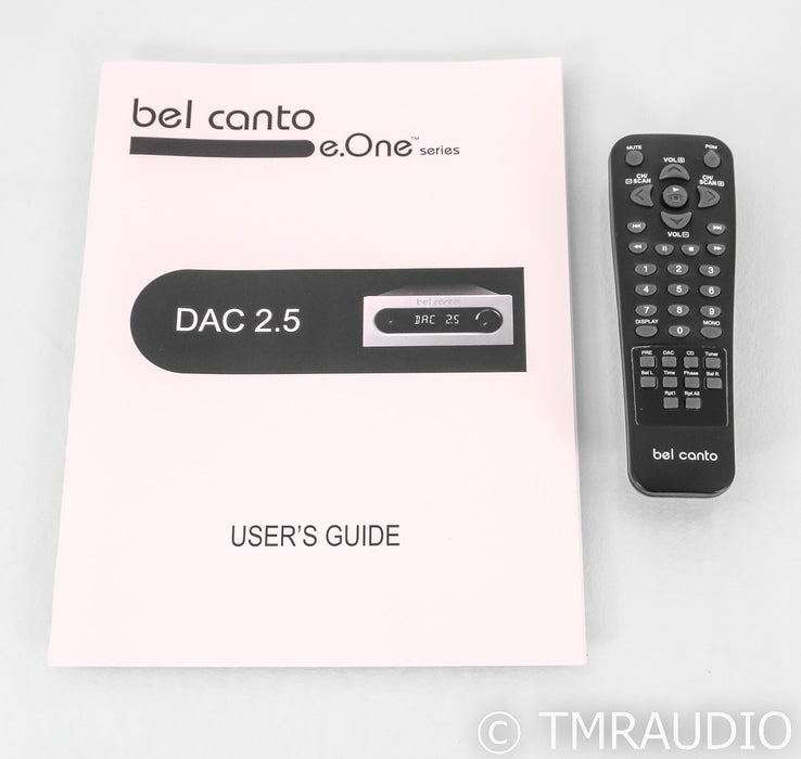 Bel Canto e.One DAC 2.5 DAC; D/A Converter; Remote; Black