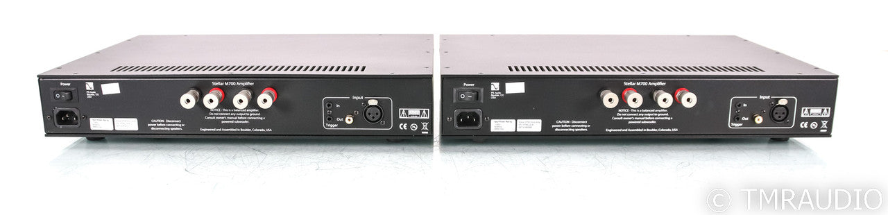 PS Audio M700 Mono Amplifier; Black Pair; M-700