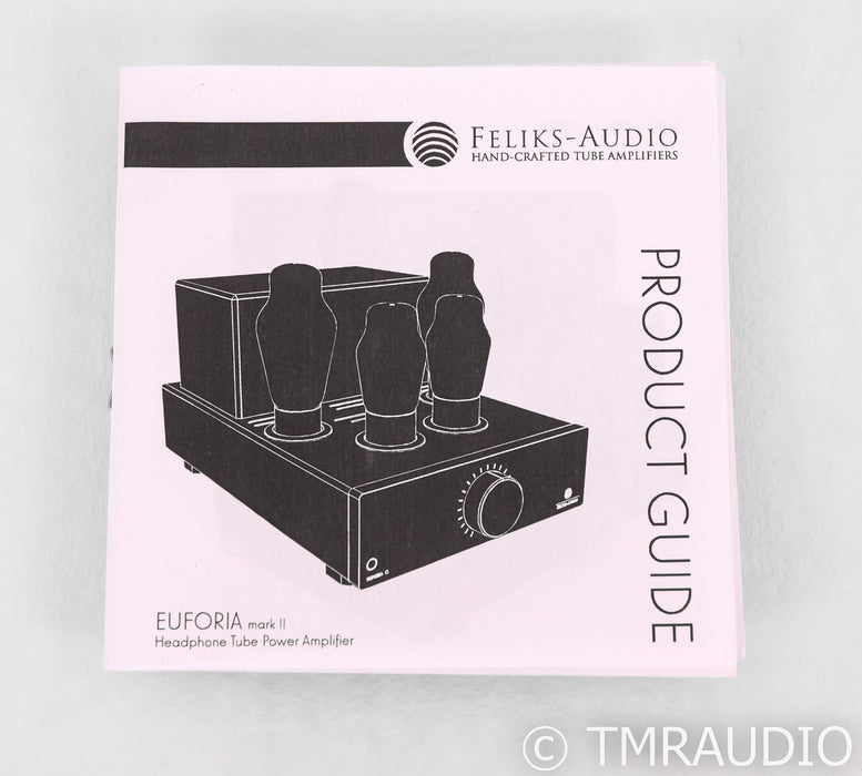 Feliks Audio Euforia Tube Headphone Amplifier; Black