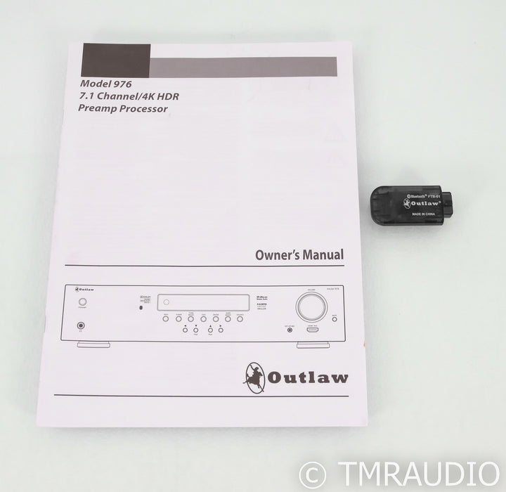 Outlaw Audio Model 976 7.1  Channel Home Theater Processor; 4K HDMI (No Remote)