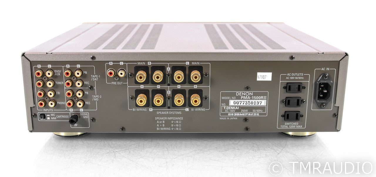 Denon PMA-1500RII Stereo Integrated Amplifier; Remote; PMA1500RII