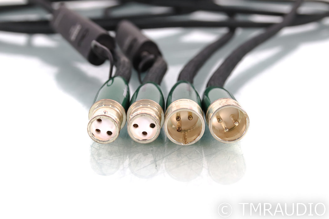 AudioQuest Earth XLR Cables; 5m Pair Balanced Interconnects; 72v DBS