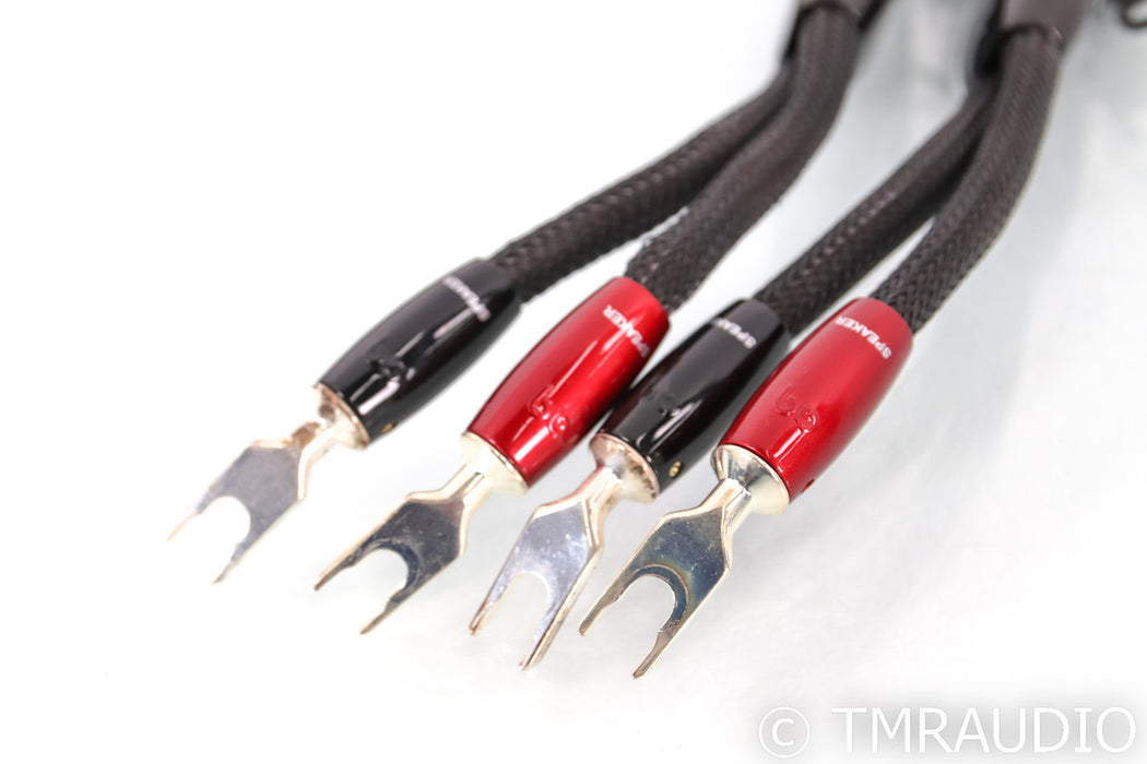 AudioQuest Oak Bi-Wire Speaker Cables; 6ft Pair