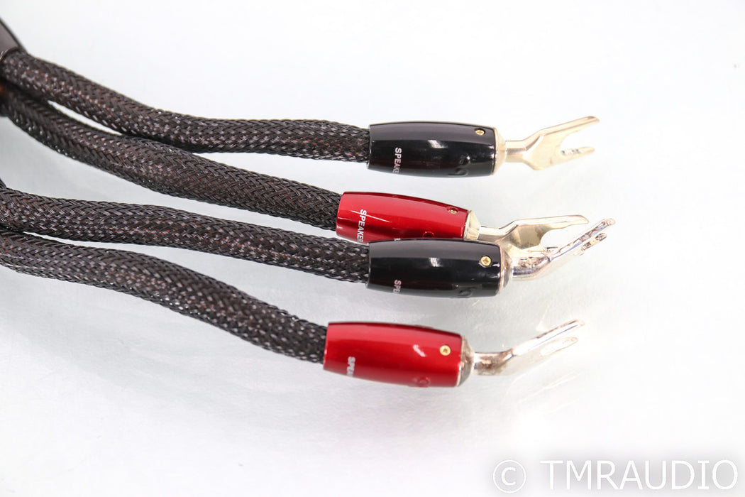 AudioQuest Oak Bi-Wire Speaker Cables; 6ft Pair
