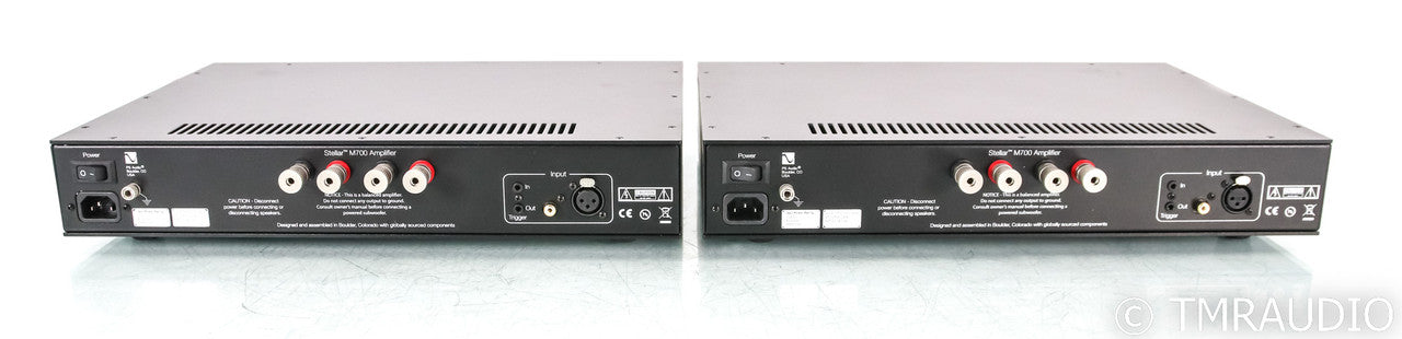 PS Audio Stellar M700 Mono Power Amplifier; Black Pair