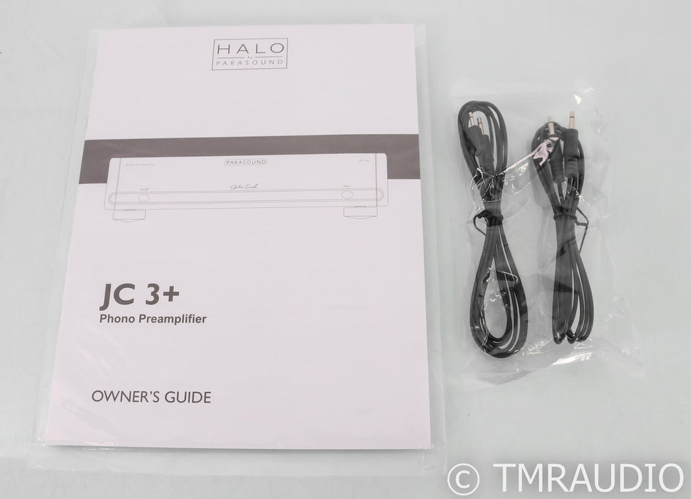 Parasound Halo JC 3+ MM / MC Phono Preamplifier; Black