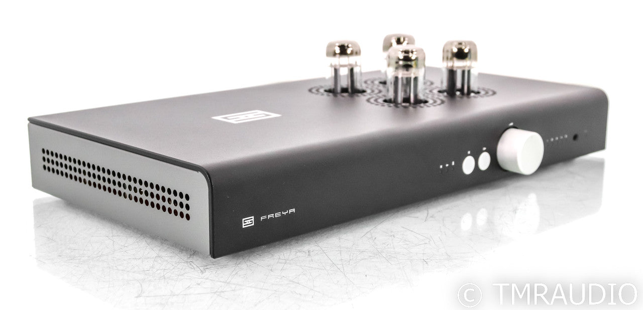 Schiit Freya+ Stereo Tube Hybrid Preamplifier; Black; Remote