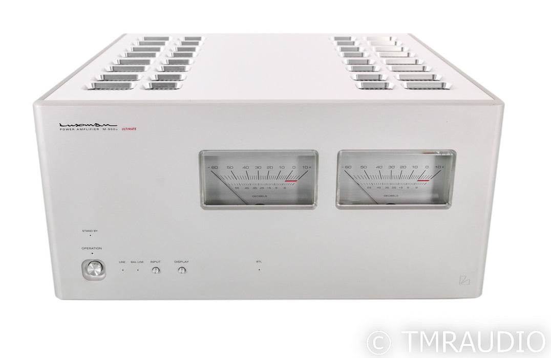 Luxman M-900u Stereo Power Amplifier; Silver