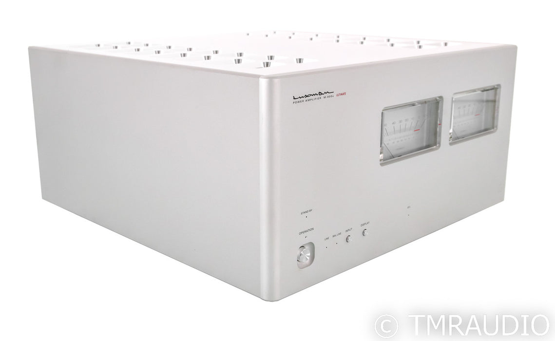 Luxman M-900u Stereo Power Amplifier; Silver