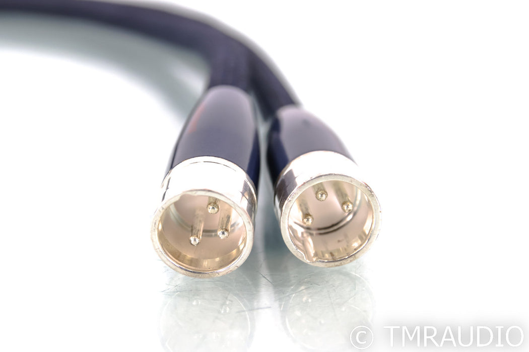 AudioQuest Water XLR Cables; 1m Pair Balanced Interconnects; 72v DBS
