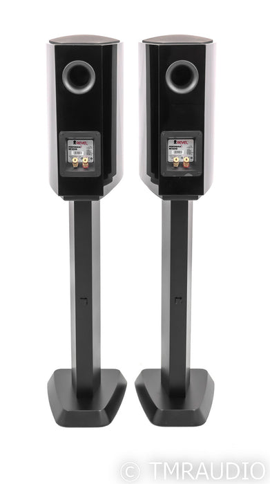 Revel Performa3 M106 Bookshelf Speakers; Gloss Black Pair w/ Stands; M-106