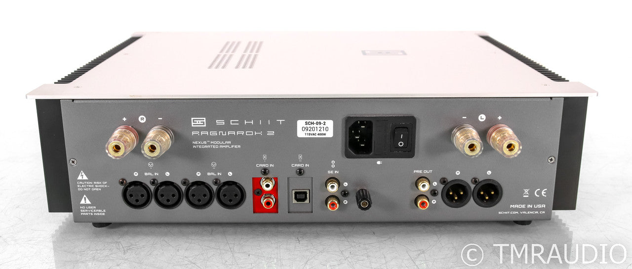 Schiit Ragnarok 2 Stereo Integrated Amplifier; Remote; MM Phono; Multibit USB